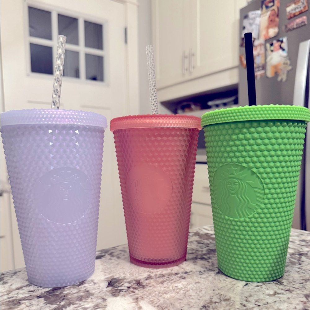 3 16 oz Grande Starbucks collectible tumblers